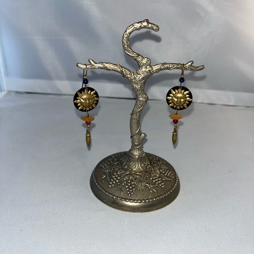 VTG Black Hole Sun Earrings Designed By Lisa Sikes